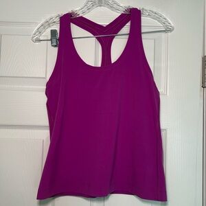 Lululemon Athletica Purple Fitted Tank Top Activewear Athleisure Workout Outdoor